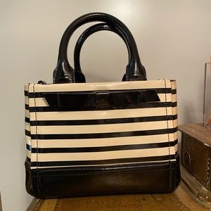Black Striped Kate Spade Purse